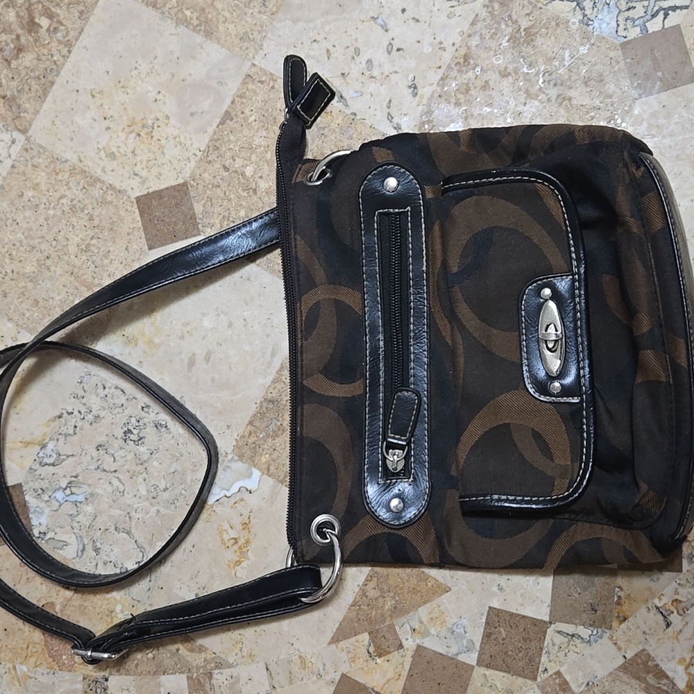 Stylish Brown and Black Women's Bag